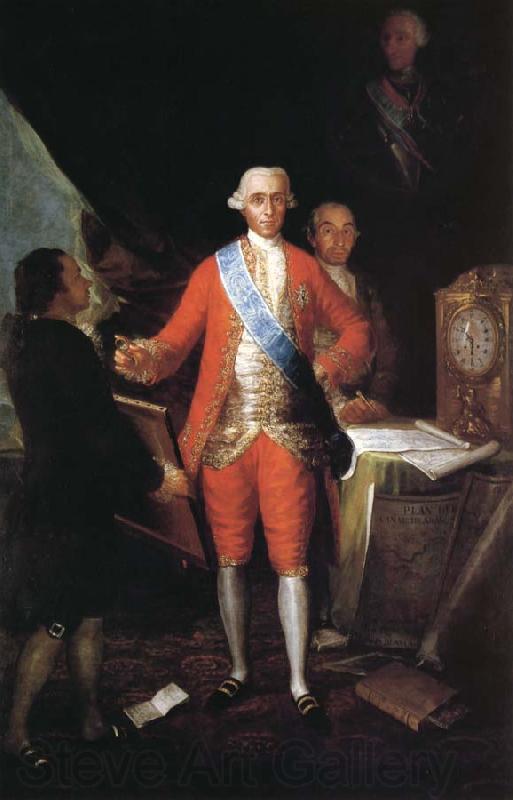 Francisco Goya Count of Floridablanca Spain oil painting art